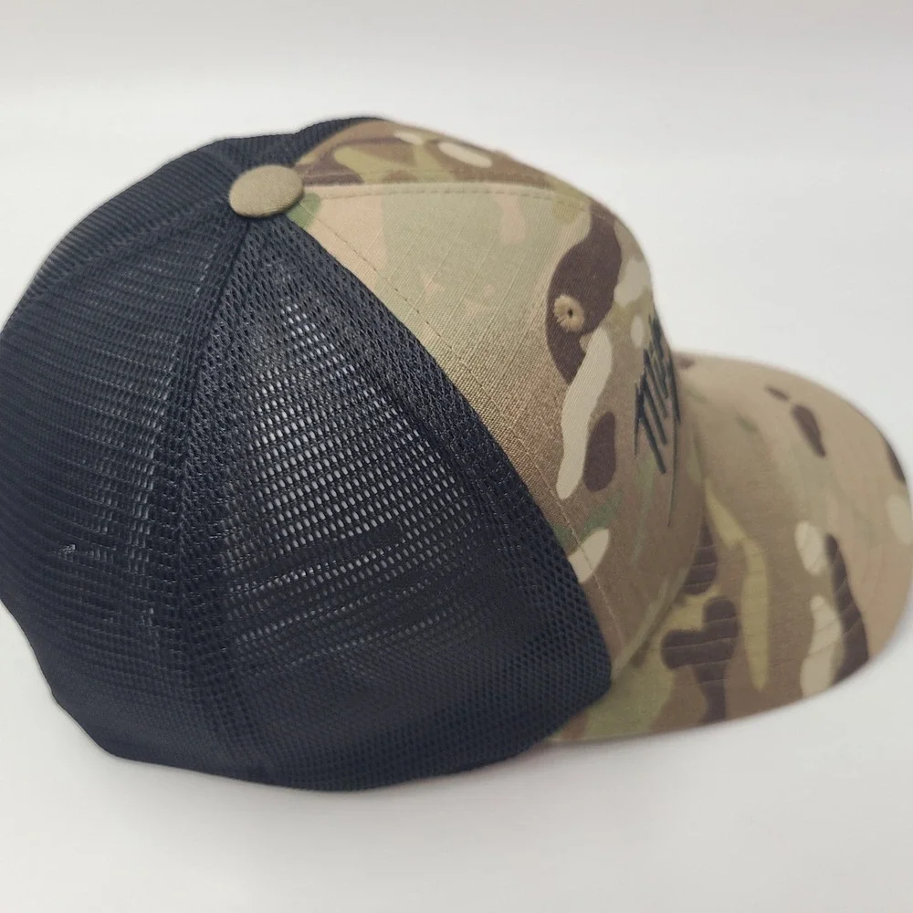 Milwaukee Tools Hat Snapback Trucker Mesh Camo Green Brown Black Casual Logo Men